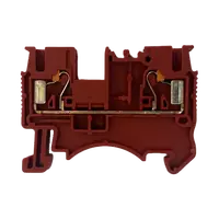 DS Series Spring Clamp Terminal – Top Entry – 2 Way 2.5mm  – Red