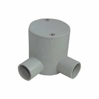 Deep Junction Box 2 way Angle 25mm
