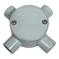 Shallow Junction Box 4 way 25mm