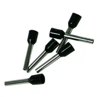 Single Cord End Ferrule 1.5mm x 10mm Black