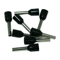 Single Cord End Ferrule 1.5mm x 8mm Black