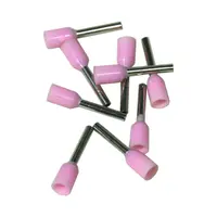 Single Cord End Ferrule 0.34mm x 6mm Pink