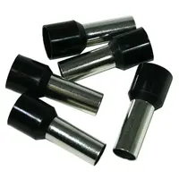 Single Cord End Ferrule 25mm x 18mm Black