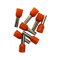 Single Cord End Ferrule 4.0mm x 9mm Orange