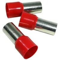 Single Cord End Ferrule 95mm x 25mm Red