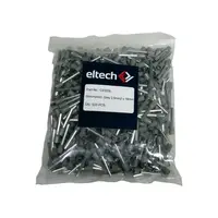 Single Cord End Ferrule 2.5mm x 18mm Grey