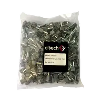 Twin Cord End Ferrule 2.5mm Grey