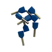 Twin Cord End Ferrule 0.75mm Blue