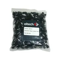 Twin Cord End Ferrule 1.5mm Black