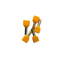 Twin Cord End Ferrule 4.0mm Orange