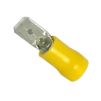 Pre-Insulated Quick Connectors – Male – Yellow 6.3mm