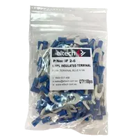 Pre-Insulated Fork Terminal – Single- Blue M6