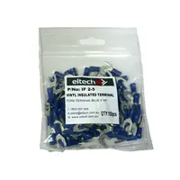 Pre-Insulated Fork Terminal – Single- Blue M5