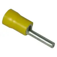 Pre-Insulated Pin Terminal – Single – Yellow – 14mm