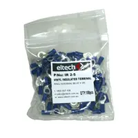 Pre-Insulated Ring Terminal – Single – Blue M5