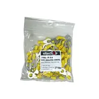 Pre-Insulated Ring Terminal – Single – Yellow M8