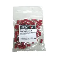 Pre-Insulated Ring Terminal – Twin – Red M3