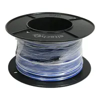 Building Wire 1.5mm Blue With White Stripe