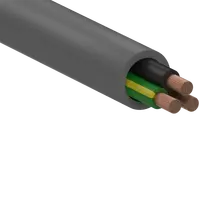 Flexible Control Cable 2C+E 0.5mm V75 300/500V Grey