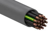 Flexible Control Cable 17C+E 1.0mm V75 300/500V Grey
