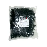 Screw Down Saddle Type Mounts 23 X 16mm 5.0mm screw – Black