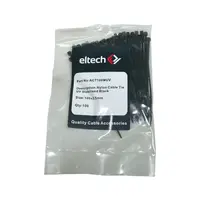 Nylon Cable Tie 100 X 2.5mm UV Stabilised Black