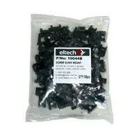 Screw Down Saddle Type Mounts 15 x 10mm 3.5mm screw – Black