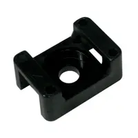 Screw Down Saddle Type Mounts 15 x 10mm 3.5mm screw – Black