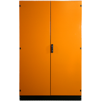 Floor Mount Enclosure 1200w x 1800h x 300d – Double Door – Orange