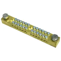 Earth Neutral Bar UNIVERSAL FEED 250A 12 Way Numbered 1-12