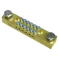 Earth Neutral Bar UNIVERSAL FEED 250A 6 Way Numbered 1-6