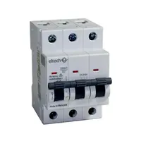 MCB 10A 3 pole 6kA