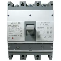 MCCB 800A 3 pole 70kA L Frame – Adjustable Thermal & Magnetic