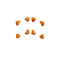 L Corner Module – Set of 8 Orange RAL 2000