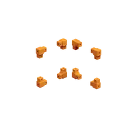 L Corner Module – Set of 8 Orange RAL 2000