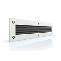 Cover With Louver 800 x 200mm Grey