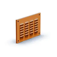Cover With Emboss Louver 600 x 300mm Orange RAL2000