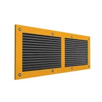 Cover With Louver 1000 x 400mm Orange