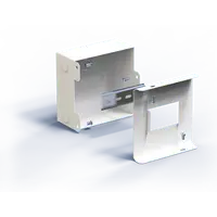 DIN Compartment with Escutcheon 200 x 200 x 100