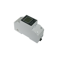 DIN Rail 1P Whole Current Meter 100Amps Class 0.5 RS485 Modbus Pulse