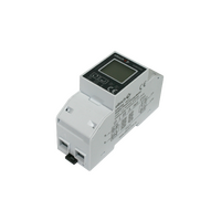 DIN Rail 1P Whole Current Meter 100Amps Class 0.5 RS485 Modbus Pulse