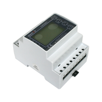 DIN Rail 3P CT Meter Single Wired Connection Class 1 RS485 Modbus Pulse