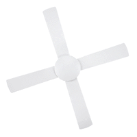 DC Ceiling Fan 48" White 4 Blade | Energy Efficient & Low Noise | Durable ABS by Fantech