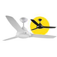 Ceiling Fan 50" White 3 Blade | Self Ventilating Motor | Modern Design by Fantech