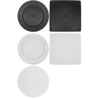 Square Grille for RESPF150 Rapid Response Ceiling | 10" Square | White Finish | Compatible with 8" & 10" Fans by Fantech