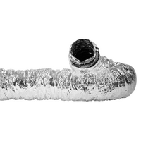 Insulated Flexible Ducting 200mm | Reduces Heat Loss | Flexible Design | Durable Construction by Fantech