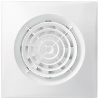 Silent Wall Mounted Fan 125mm | 175 m³/hr Airflow | Run-On Timer & Backdraft Damper | IP45 by Fantech