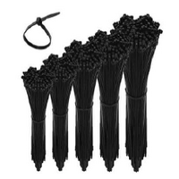 Nylon Cable Tie Black 100mm | Durable UV Resistant | Easy to Use by Tuff