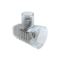 Single Screw Connector 40A | Clear Body | 2+3 x 6.0mm | Reliable Electrical Connections by Tuff