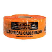 Detectable Electrical Underground Warning Tape | 100mm Width | 250m Length | High Visibility by Tuff